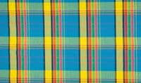 Cotton 100% Poplin Fabric Material Tartan Madras Check Rainbow 006